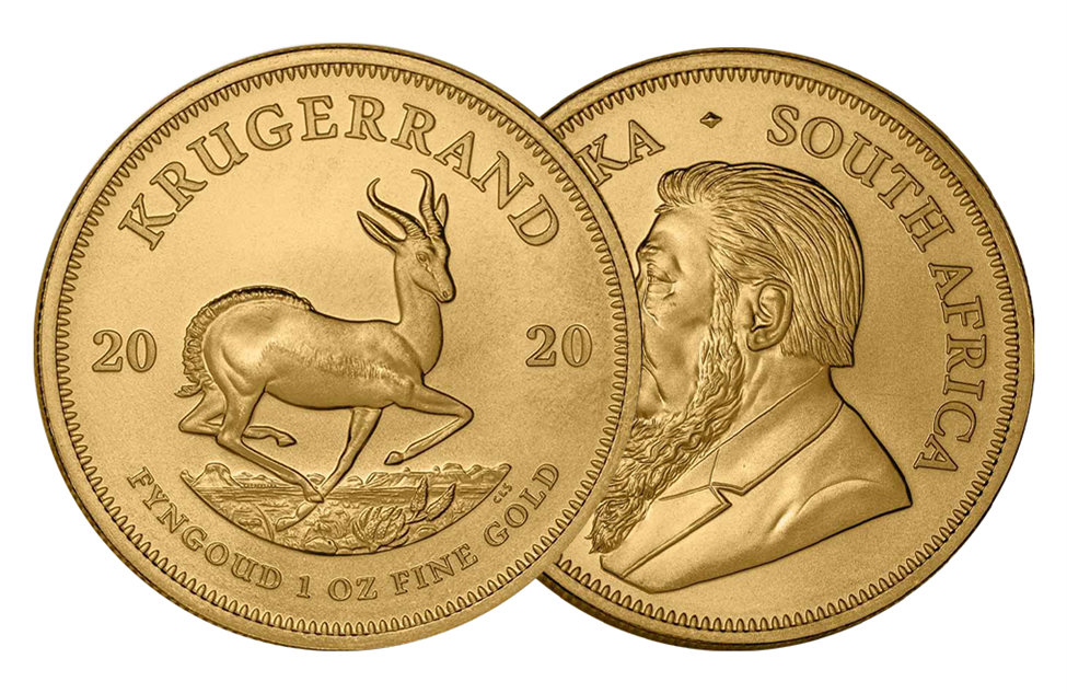 Krugerrand gold coin for stacking